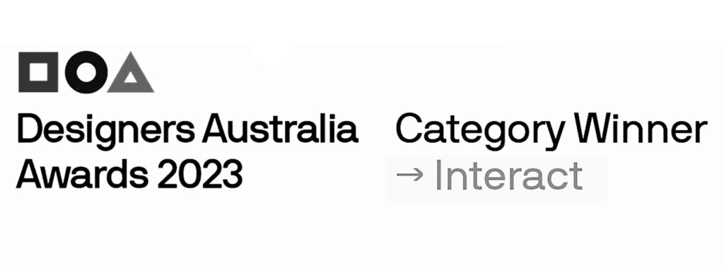 Design Institute Australia Awards winner - Interact